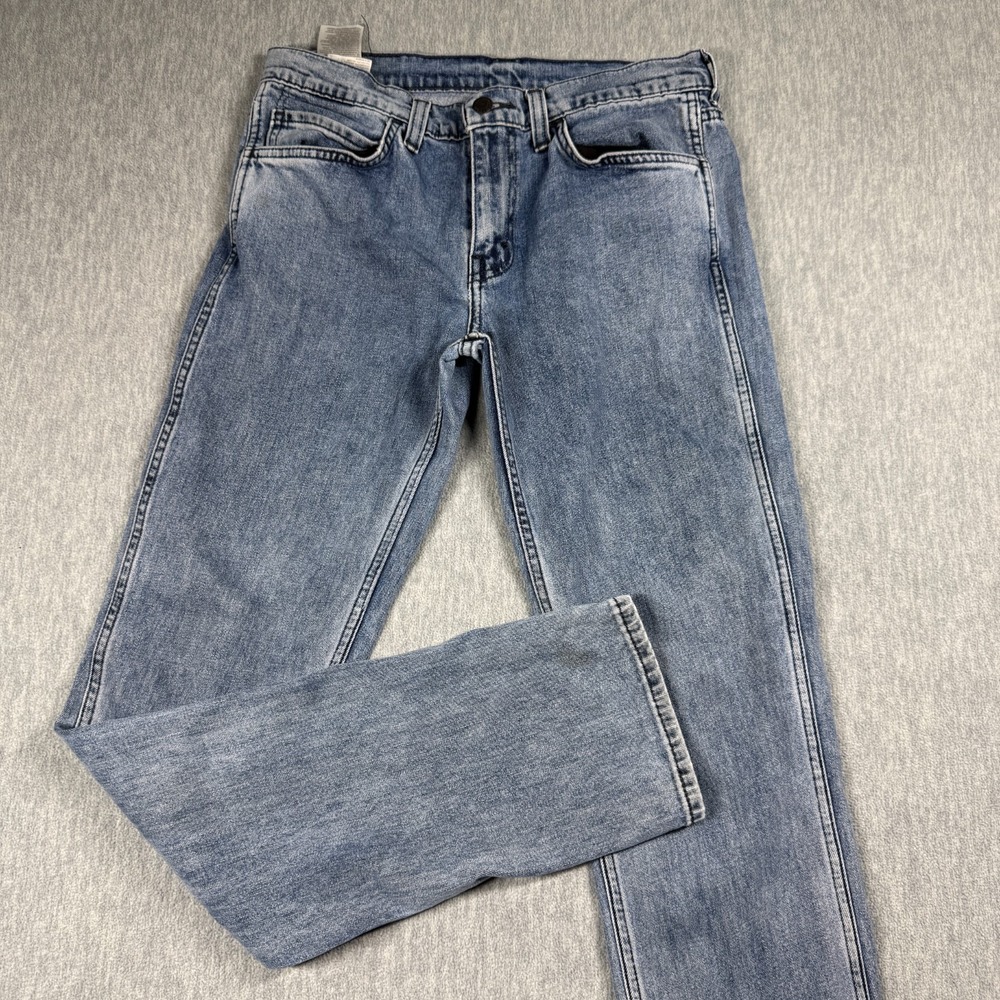 Levi's 511 Jeans Men 32x34 Medium Wash Blue Slim Fit Denim Pants Classic Everyda